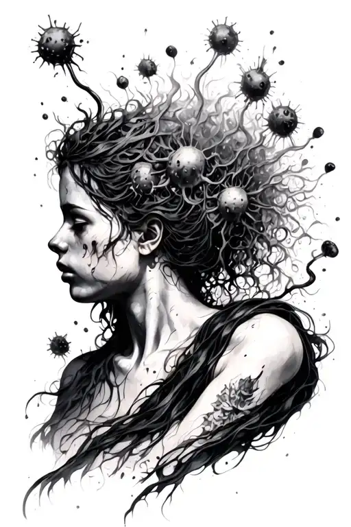 Rebirth From Depression Survivors Facing Off Against Infected Without Person In Picture