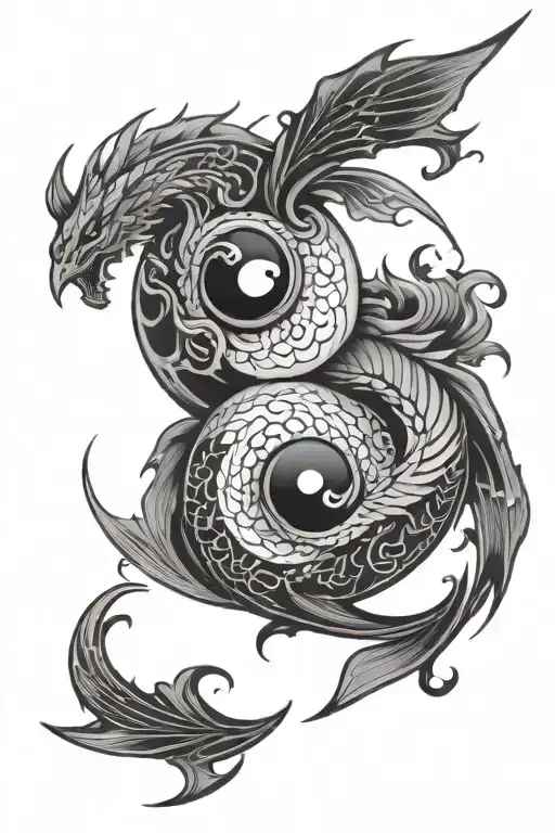 Fenix Sexton Yin Yang Symbol Intertwined