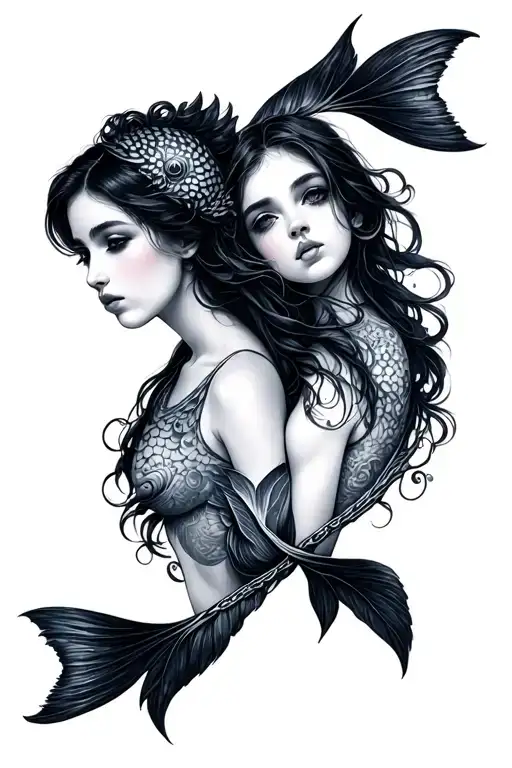 Gemini Twin Girls With Pisces Soul