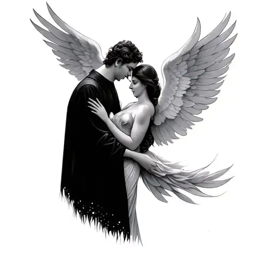 Mother And Father Image Taking Care Of Me Forever From Heaven