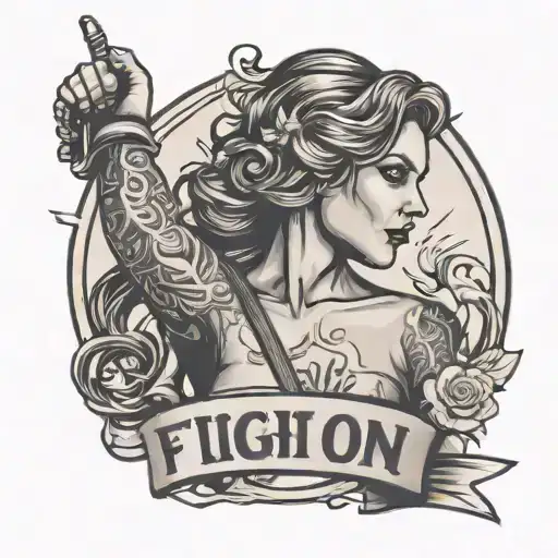 Fight On Feminist Sign