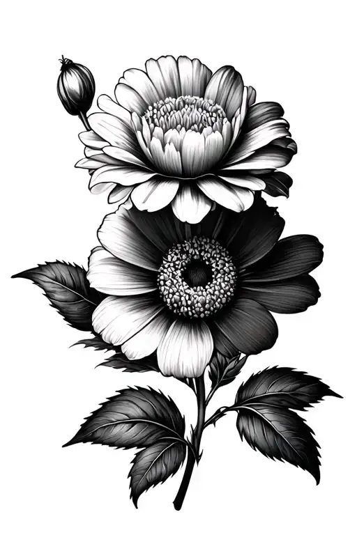 August And March Birth Flower