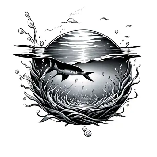 Underwater Ocean Scene