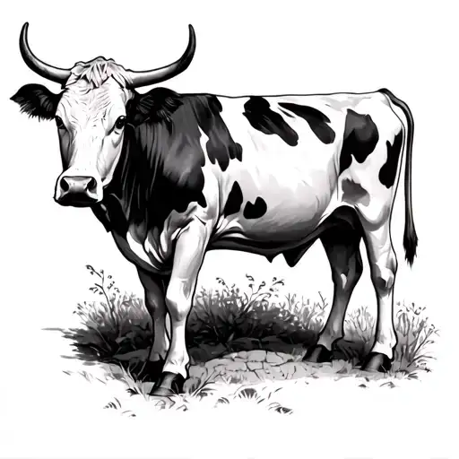 Roof With Roofing Hamer Cow Pencil