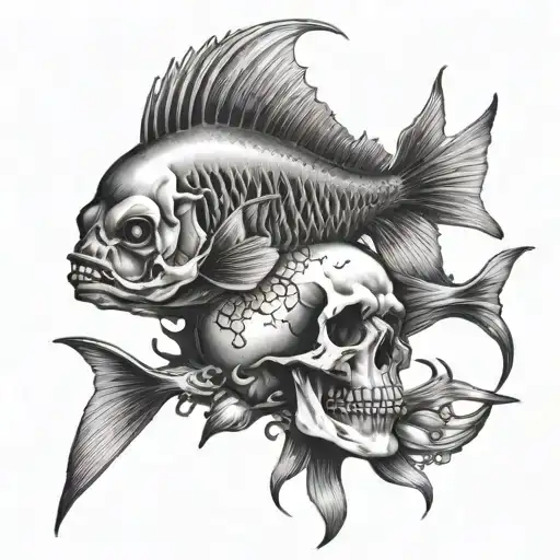 Fish And Skull