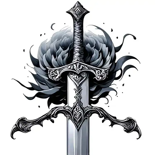 Sword With Elegant Hilt