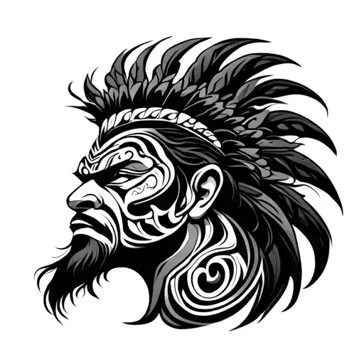 Maori God On The Back