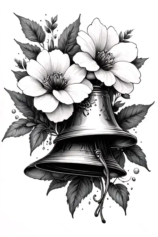 Bells Flowers Collage