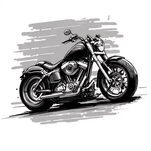Motorcycle Themed Arm Sleeve