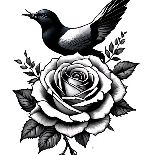 Dove And Rose