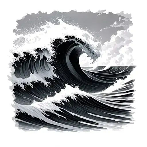 A Small Wave Breaks A Wall