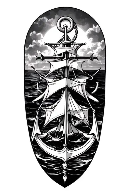 Nautical Theam Arm Sleve