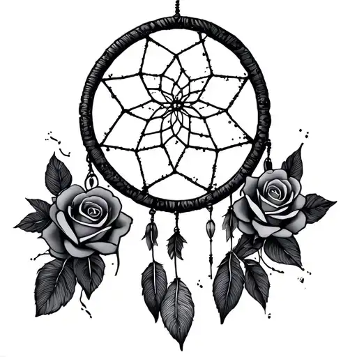 Dreamcatcher And Roses