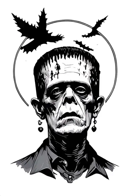 Based On Frankenstein Novel Inspired Scene Simple