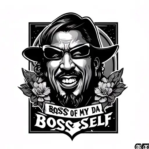 Boss Of My Self Da Destra A Sinistra Font Chicano Style