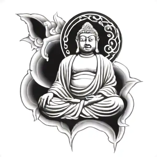 Buddah Leading Upwards