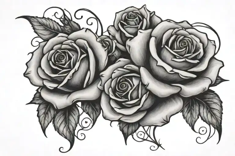 Adeline Roses Intertwined