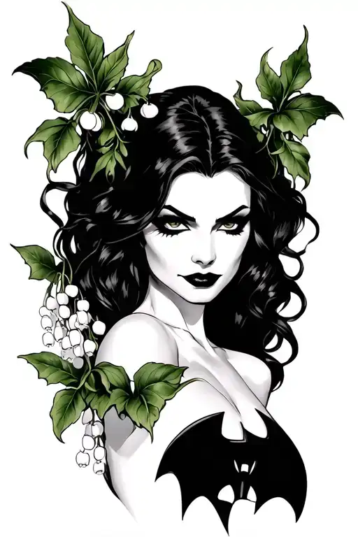 Poison Ivy From Batman With Lily Of The Valley