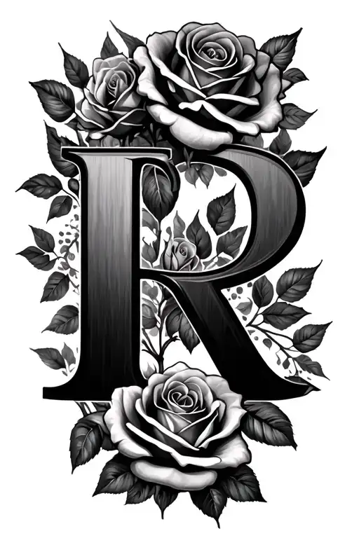 Roses And Letter R