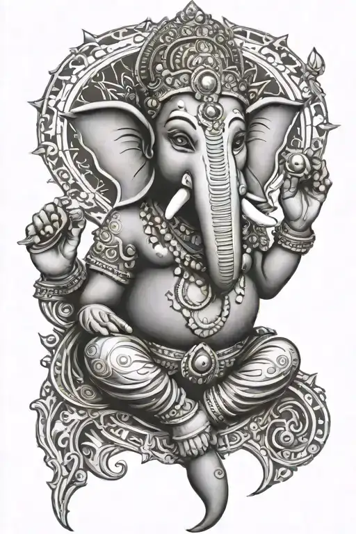 Ganesha With Universe