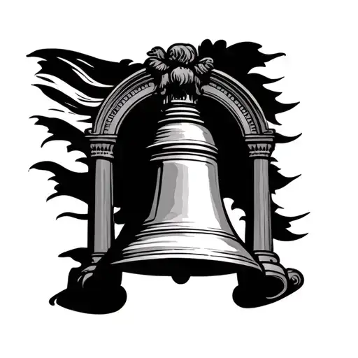 Decleration Of Independence With Bell Tower Shape