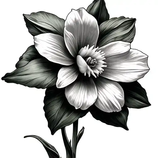 Cosmos And Daffodil