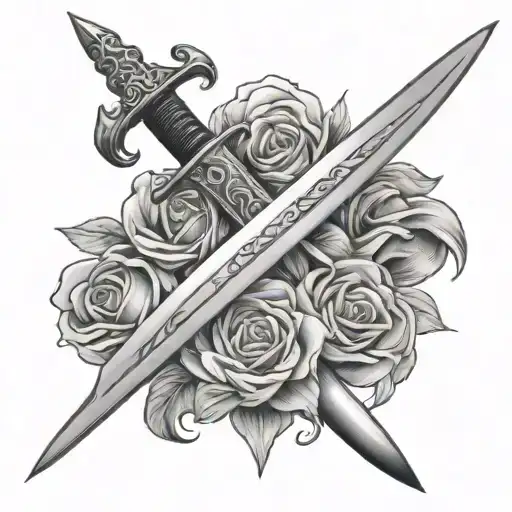Sword With Last Name One Blade