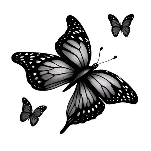 Infinity With Butterfly Made