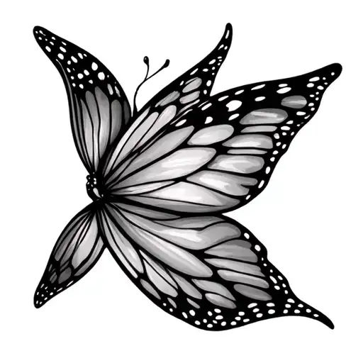 Infinity With Butterfly Wings