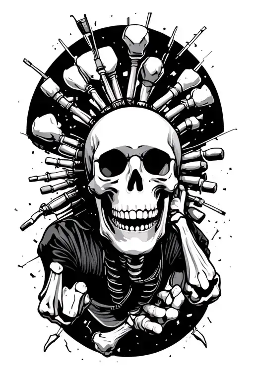 Skeleton Skydiving Configuration That Crashed