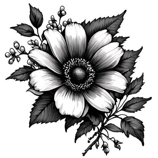 Otober Birth Flower With November Bouquet