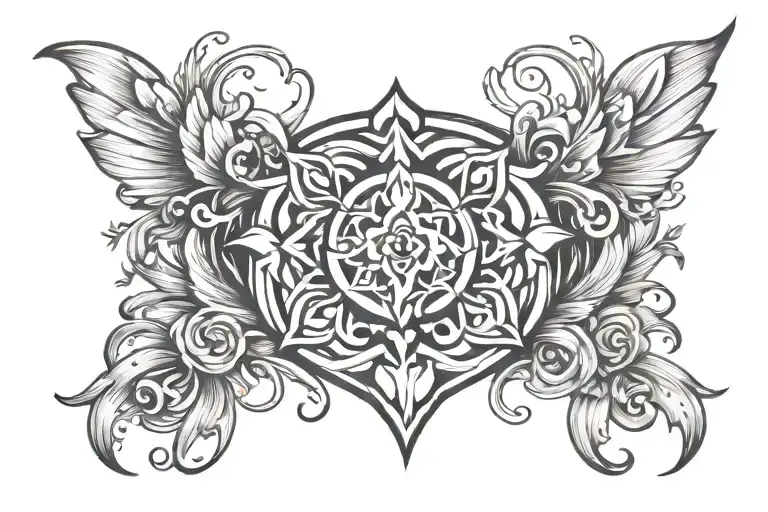 Dad Daughter Protection Symbol