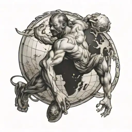 Atlas Carrying Earth