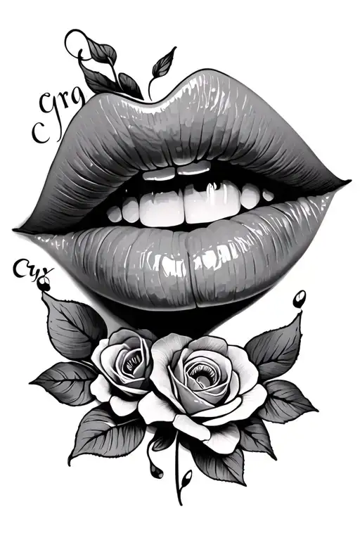 Smile Now Cry Later Plump Lips Big Eyes Feminine