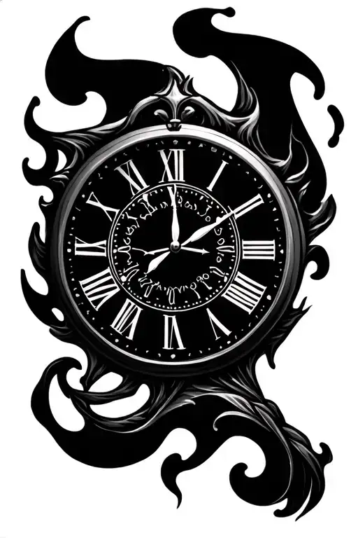 Burning Clock