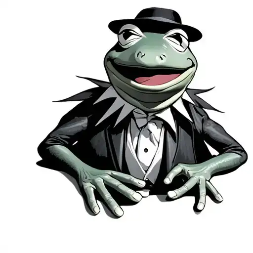 Kermit The Frog Mafia Boss