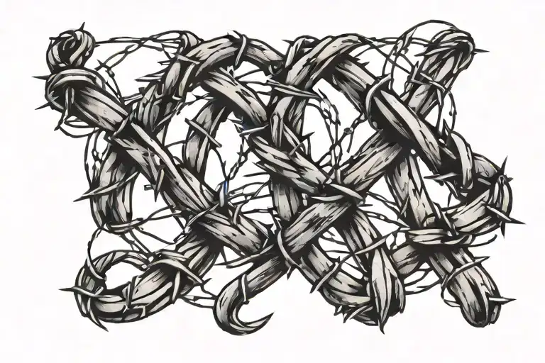 Barbed Wire Made Of Semicolons