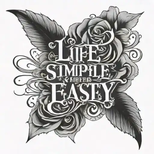Life Is Simple Never Said It Was Easy