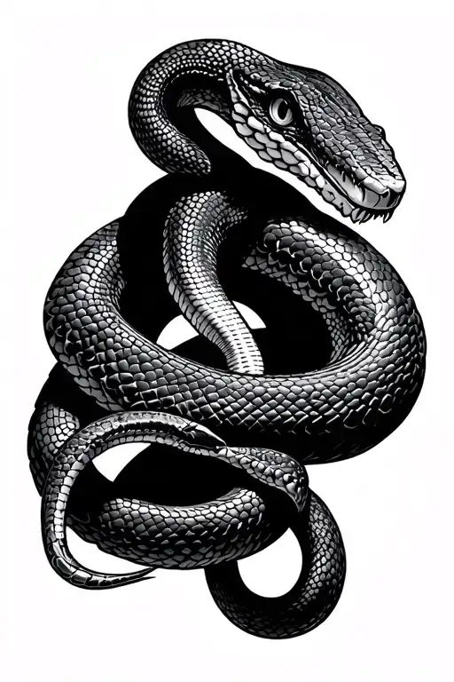 Join Or Die Snake That On The Upper Thigh