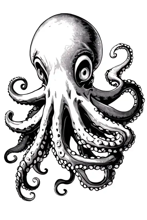 Octopus Holding Bone