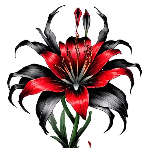 Dragon Red Spider Lily