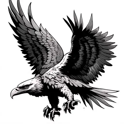 Eagle With Wings With Armor Of Christ Verse Beneath