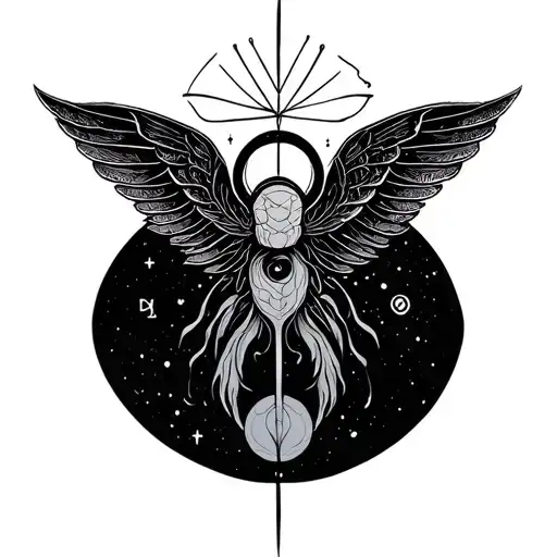 Gemini Zodiac Sign Fine Line