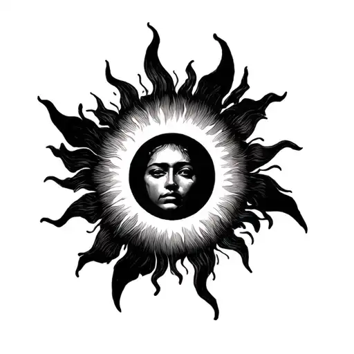 I Want A Tattoo Of The Sun In Circle To Put It In The Middle Of The Back Palettes