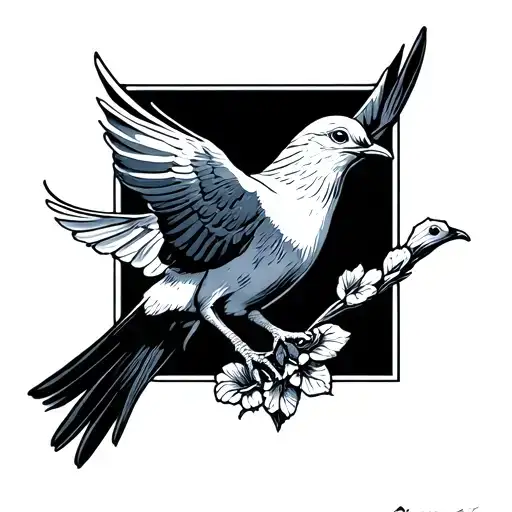 Dove And A Rectangle