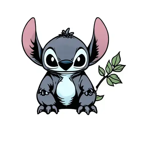 Evil Stitch Hoodie Keep Rose