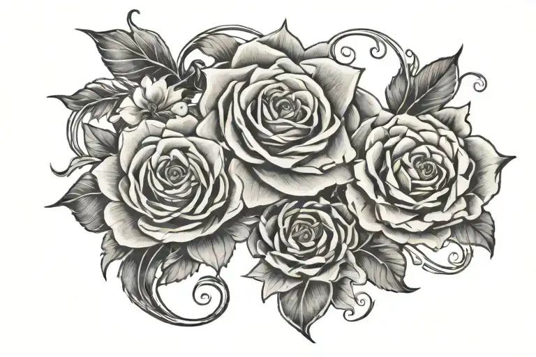 Mother Daughter Tattoo That Lines Up When Touching