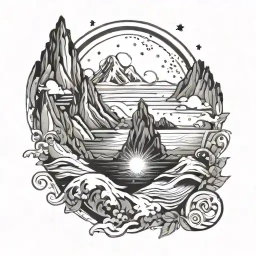 Mountain Astronomy Sea