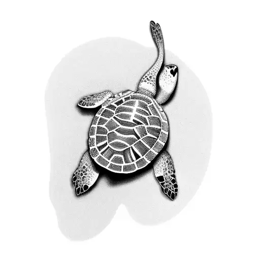 Names Of Loved Ones Forming A Turtle Shape