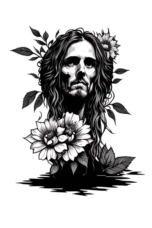 Hippy Tattoo Design